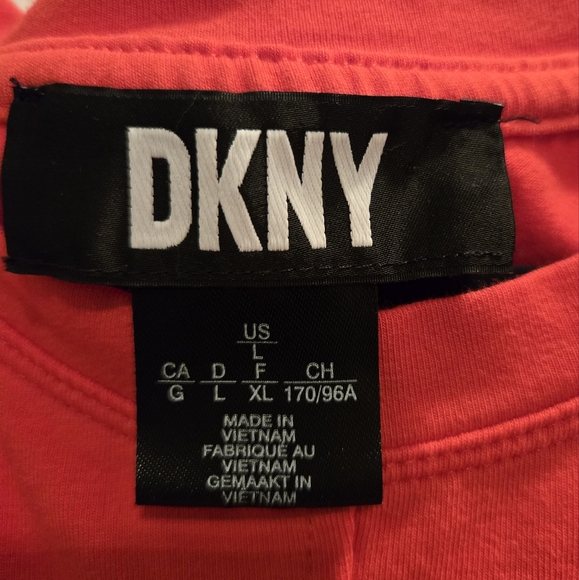 DKNY Sleeveless Red Tiered Dress - Picture 3 of 4